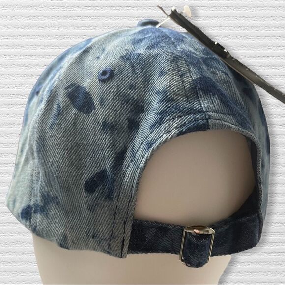 Kendall & Kylie Denim Tie Dye Baseball Cap - Picture 7 of 8